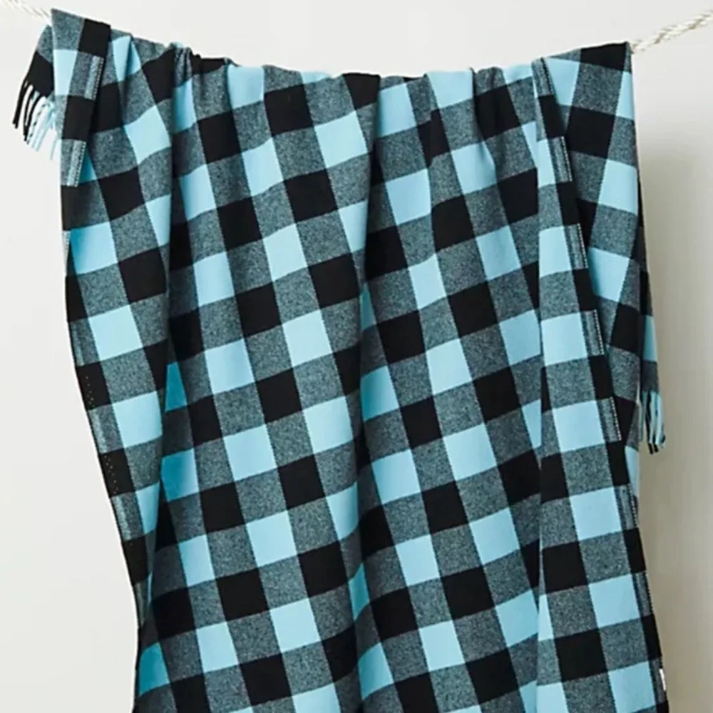 New🌟Free people-Faribault Buffalo Check Wool Throw